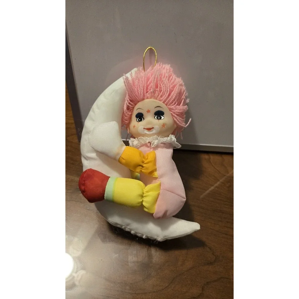 Dan Brechner Moon Baby Clown Vintage Plush Ornament 7